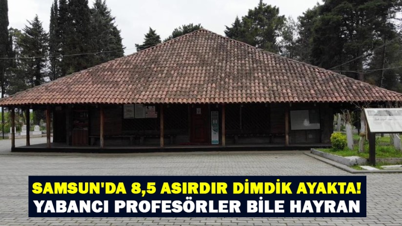 Samsun'da 8,5 asırdır dimdik ayakta! Yabancı profesörler bile hayran