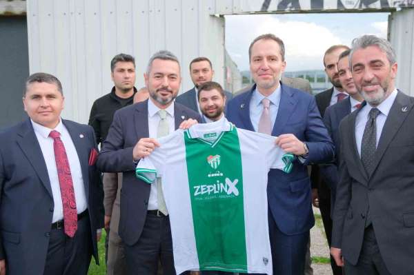 Fatih Erbakan, Bursaspor'u ziyaret etti