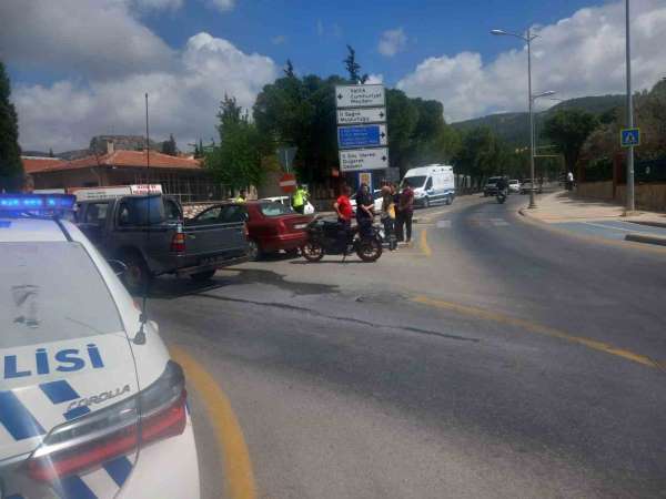 Menteşe'de trafik kazası 1 yaralı