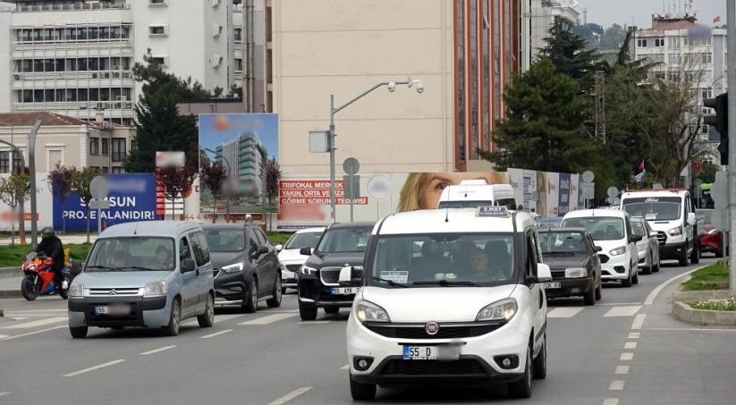 Samsun'da trafiğe kayıtlı araç sayısı 504 bin 953 oldu