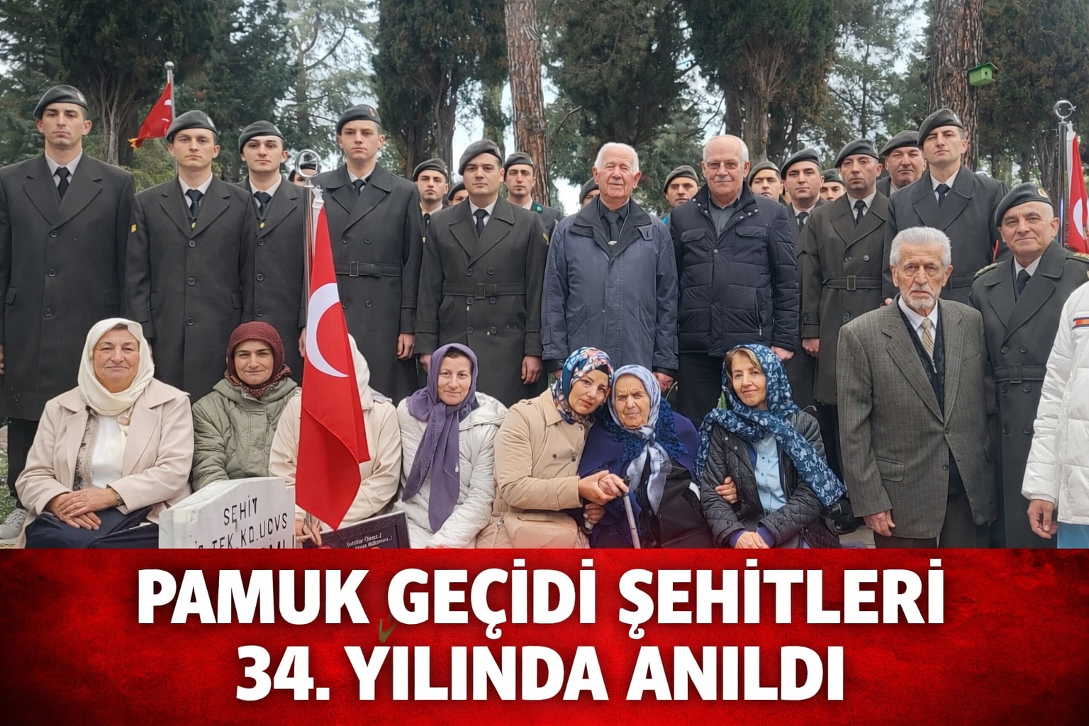 Pamuk Geçidi şehitleri 34 yılında Samsun'da dualarla anıldı