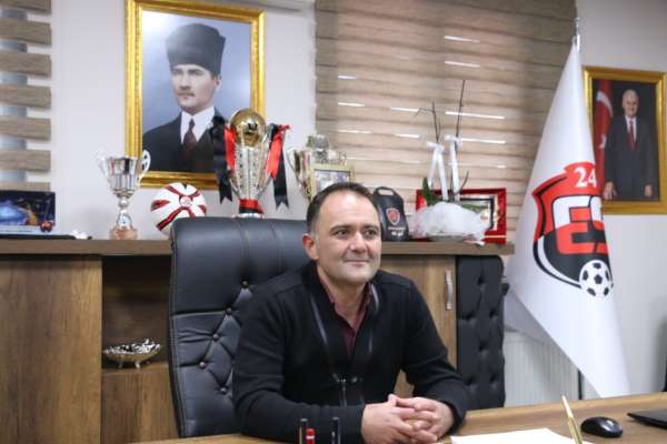 24Erzincanspor Kulüp Başkanı Keleş, sezonu değerlendirdi
