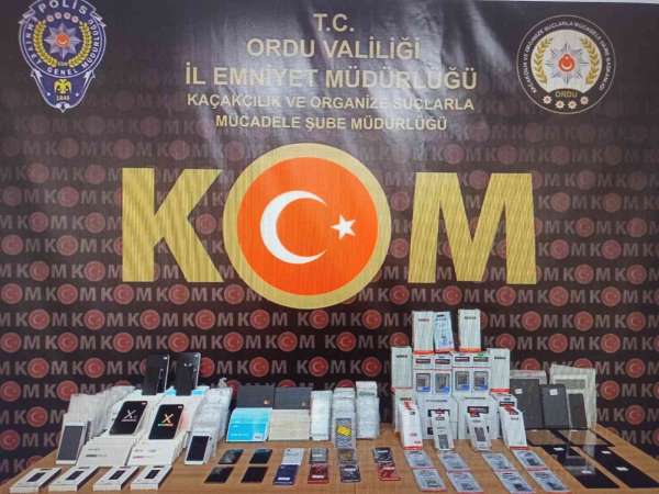 Ordu'da kacak cep telefonu ve elektronik ürünlere geçit yok