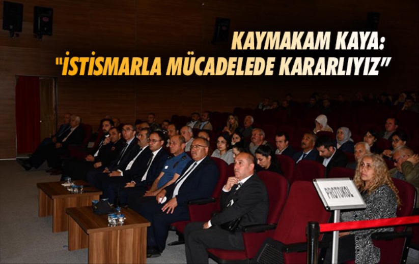 Samsun Vezirköprü ilçe Kaymakam Kaya: 'İstismarla mücadelede kararlıyız'