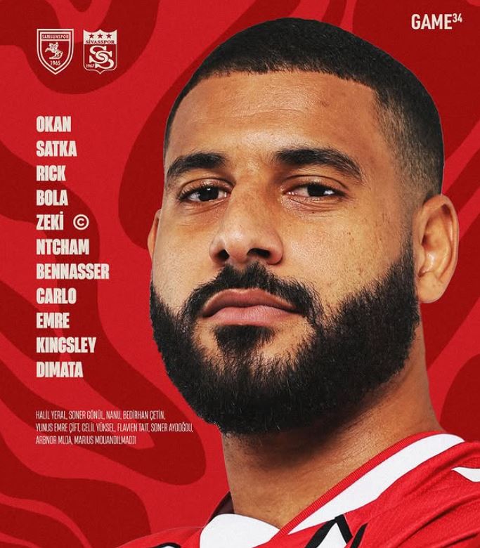 Samsunspor'un ilk 11'i belli oldu