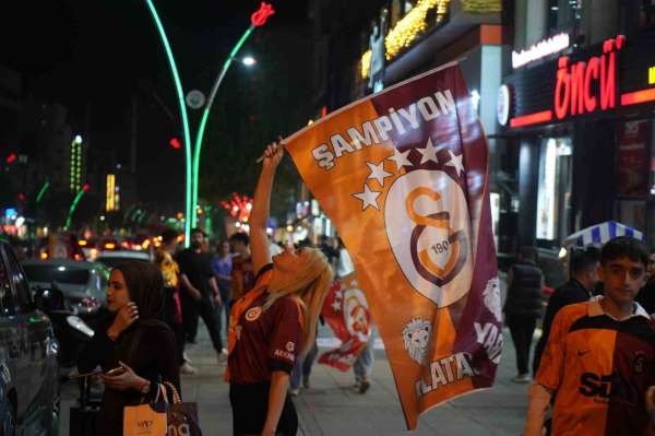 Galatasaray'ın şampiyonluğu Muş'ta coşkuyla kutlandı