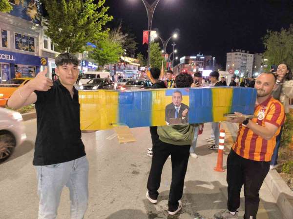 Kırşehir'de Galatasaray'ın şampiyonluk sevinci