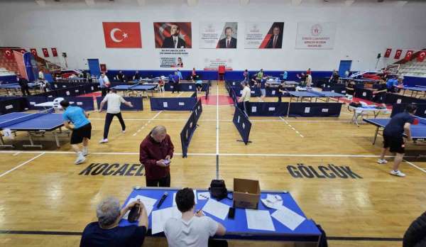 Gölcük'te masa tenisi heyecanı