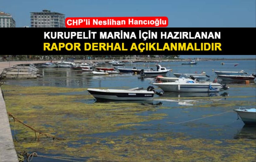 Hancıoğlu: Kurupelit Marina için hazırlanan rapor derhal açıklanmalıdır