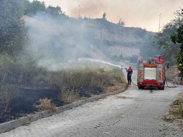 Tokat'ta arazi yangını büyümeden söndürüldü