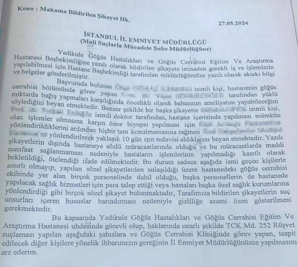 İstanbul İl Sağlık Müdürlüğü'nden 'haksız kazanç' operasyonu açıklaması: 'Özel hastanede işlem yapan doktora s