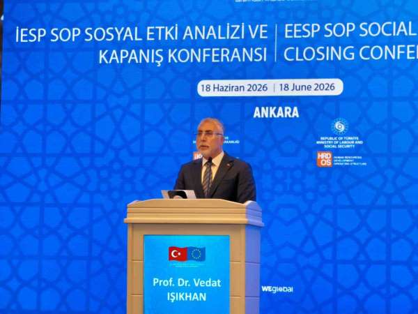 Bakan Işıkhan: 'IPA Sosyal Etki Analizi Programı kapsamında 24 operasyon altında toplam 266 proje desteklendi'