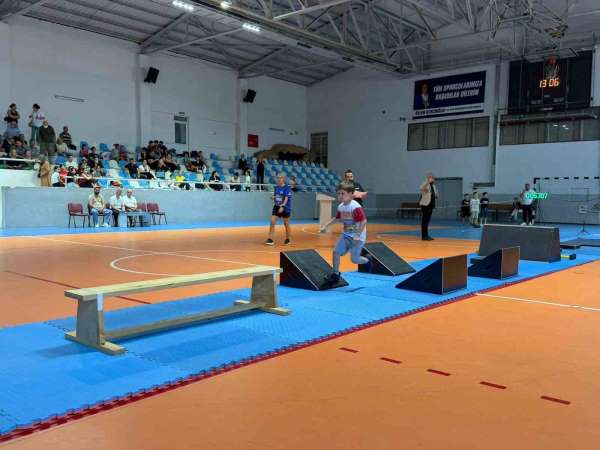Okul Sporları Parkur Cimnastik Müsabakaları Nazilli'de yapıldı