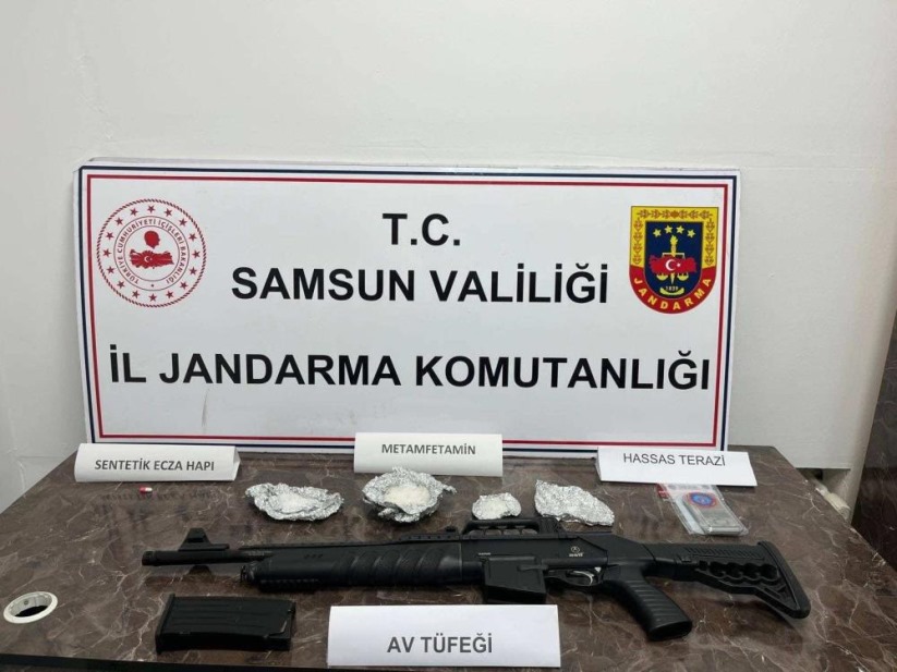 Samsun'da Jandarmadan uyuşturucu operasyonu