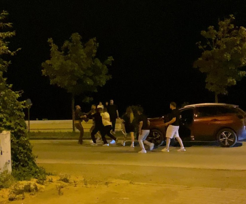 Samsun'da gergin anlar