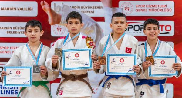 Yunusemreli judocular Mardin'den başarıyla döndü