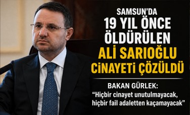 Samsun'da 19 yıl önce öldürülen Ali Sarıoğlu cinayeti aydınlatıldı