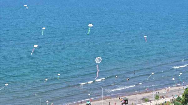 Ordu'da 120 uçurtma çocukların mutluluğuyla gökyüzünde buluştu