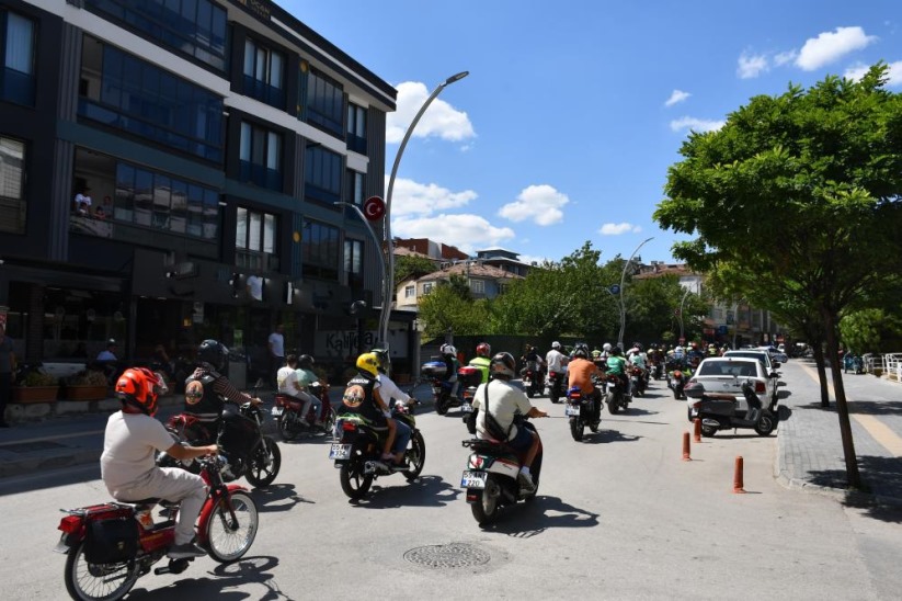 Samsun'da motosiklet tutkunları bir araya geldi