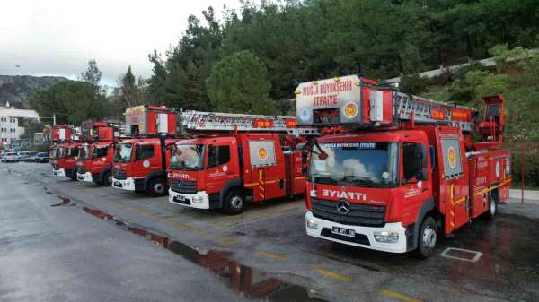 Büyükşehir İtfaiyesi'ne 72 yeni araç geliyor