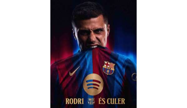 Barcelona, Rodri'yi renklerine bağladı