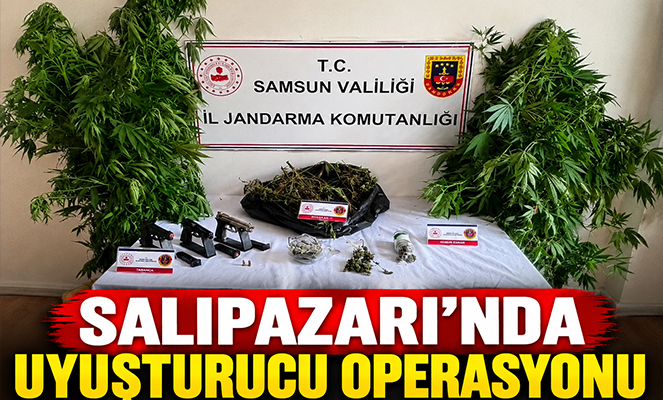 Salıpazarı'nda uyuşturucu operasyonu: 1 kilo 215 gram esrar ve kenevir ele geçirildi