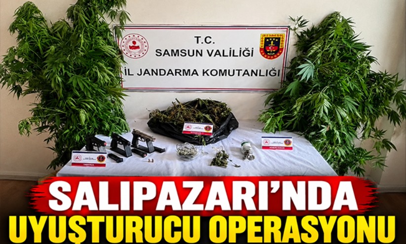 Salıpazarı'nda uyuşturucu operasyonu: 1 kilo 215 gram esrar ve kenevir ele geçirildi