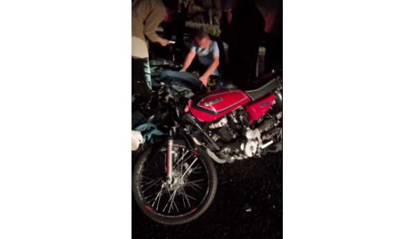 Erzurum'da motosiklet kazası: 3 yaralı