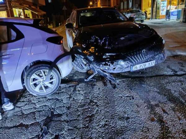 Kazaya karışan 1,62 promil alkollü sürücünün ehliyetine el konuldu