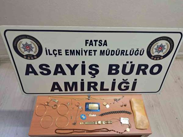 Ordu'da 1,2 milyon TL'lik altın hırsızlığı aydınlatıldı: 4 şüpheli yakalandı