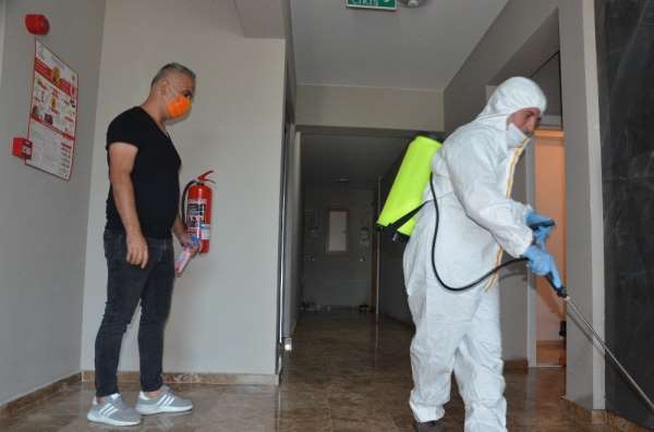 Bu sitenin ortak kullanım alanları her gün dezenfekte ediliyor