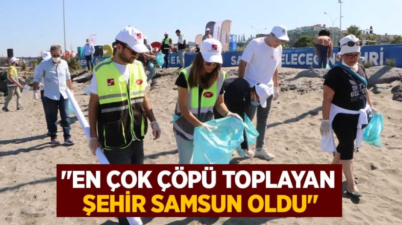 'En çok çöpü toplayan şehir Samsun oldu'