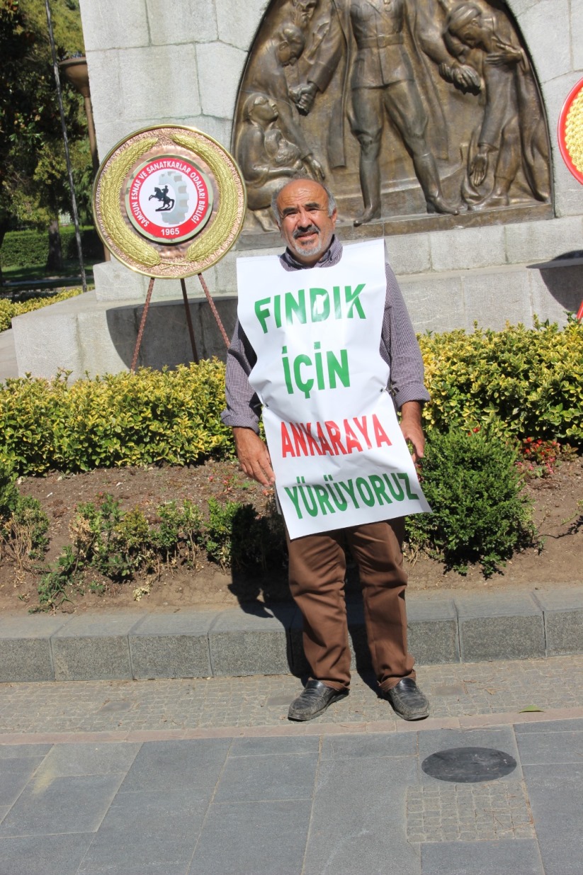 CHP Eski Vekilinden Giresun'dan Ankara'ya Fındık Yürüyüşü