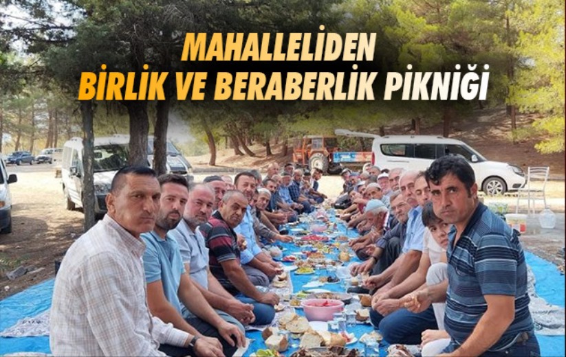 Samsun'da mahalleliden birlik ve beraberlik pikniği