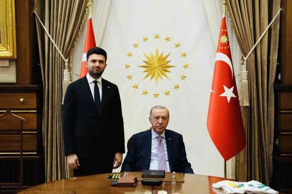 Bursaspor Başkanı Enes Çelik, Cumhurbaşkanı Recep Tayyip Erdoğan'la görüştü