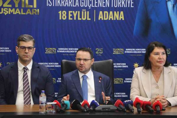 Adalet Bakanı Gürlek Adana'da konuştu: 'Terörsüz Türkiye sürecinde güzel bir aşamaya geldik'