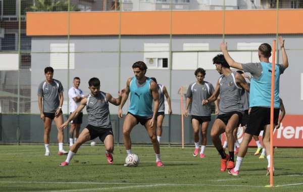 Alanyaspor'da, Çorum FK maçı hazırlıkları sürüyor