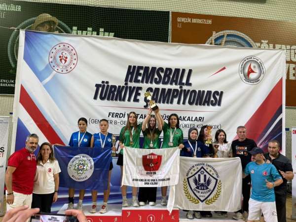 Aydınlı hemsball sporcularından Türkiye Şampiyonası'nda 24 madalya ve 7 kupa