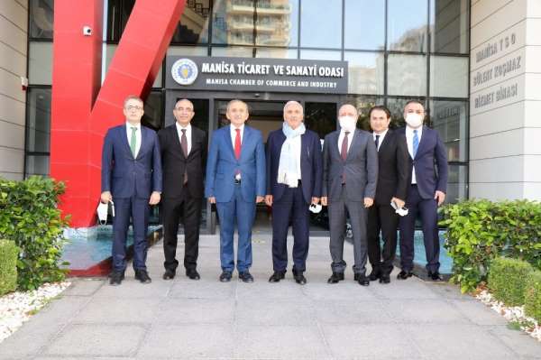 TBB Başkanı Aydın'dan Manisa TSO yönetimiyle istişarede bulundu 
