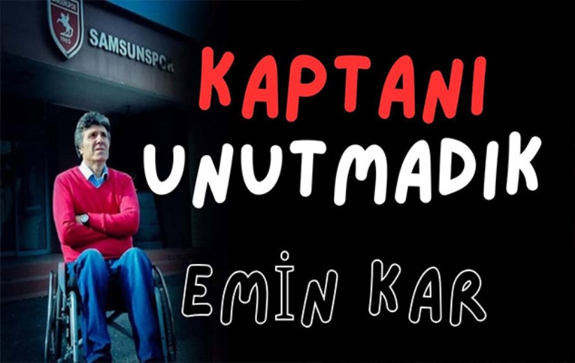 Samsunspor Kaptanı Emin Kar Hatırasına Saygı: Onu Unutmadık