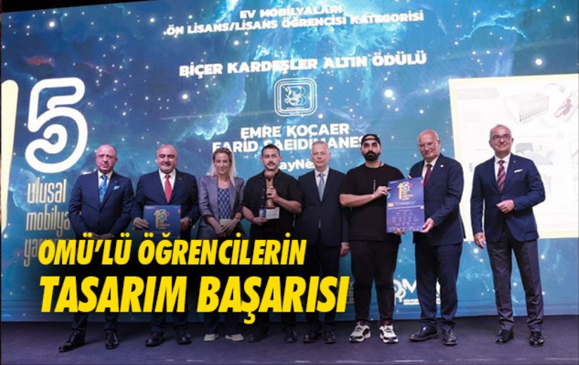 OMÜ'lü öğrencilerin tasarım başarısı