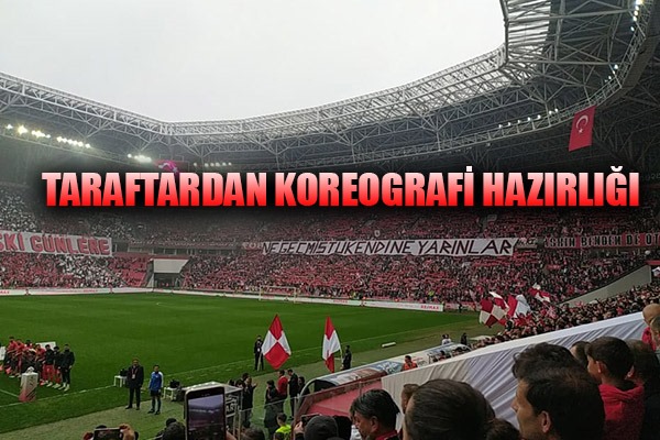 Taraftardan Koreografi Hazırlığı