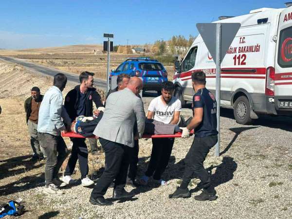 Karayazı'da trafik kazası: 1 yaralı