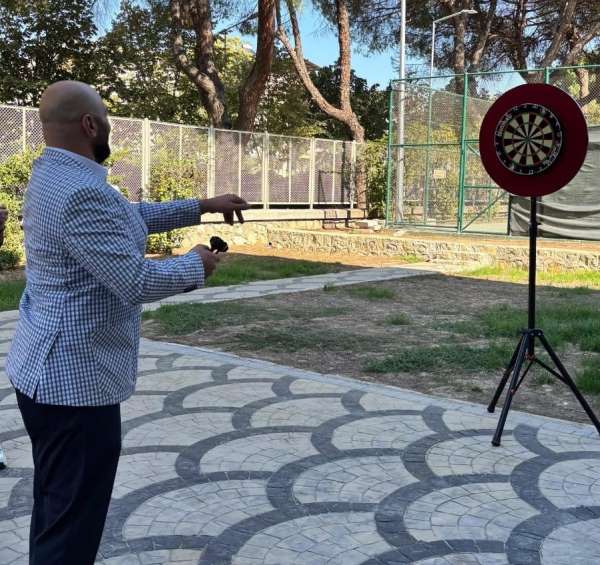 Salihli'de din görevlileri dart turnuvasında buluştu