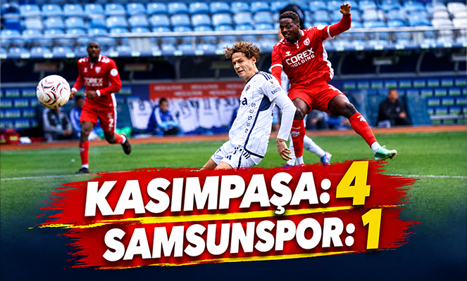 Trendyol Süper Lig: Kasımpaşa: 4 - Samsunspor: 1