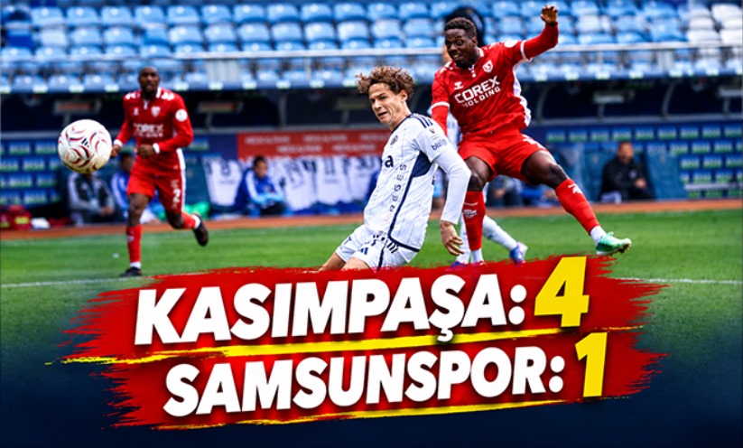 Trendyol Süper Lig: Kasımpaşa: 4 - Samsunspor: 1
