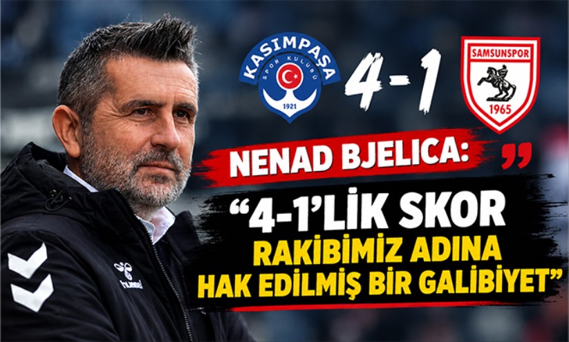 Nenad Bjelica: '4-1'lik skoru rakibimiz haketti'