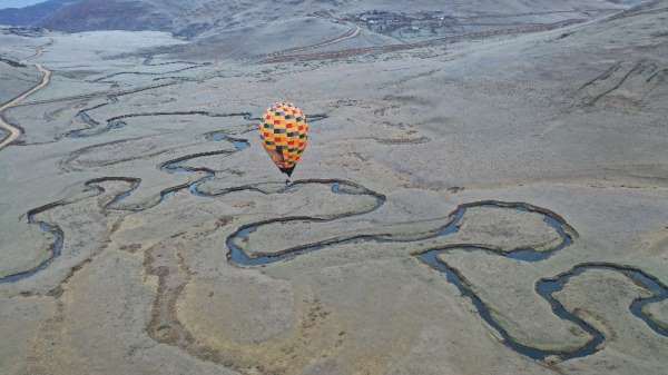 Karadeniz yaylalarında 'balon' turizmi: İlk deneme uçuşu yapıldı 