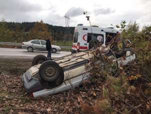 Yenice'de trafik kazası: 1 yaralı