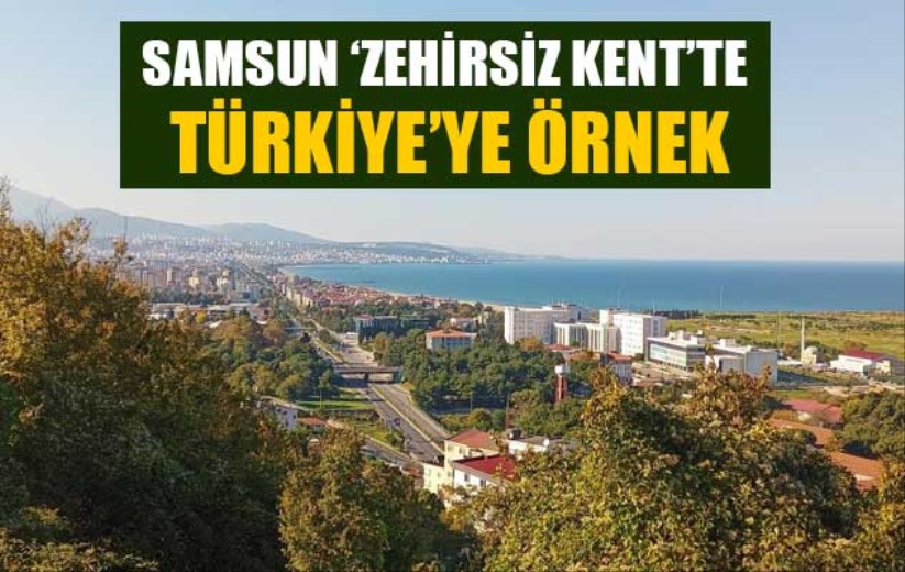 Samsun 'zehirsiz kent'te Türkiye'ye örnek